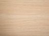Schreibtisch weiß / heller Holzfarbton 120 x 60 cm QUITO_720445