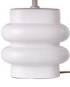 Tischlampe Keramik weiß 42 cm rechteckig JUDY_891553