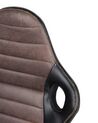 Swivel Office Chair Black with Brown SUPREME_735081