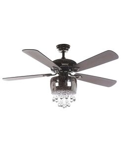 Tuuletinvalaisin 3 polttimoa musta/tumma puu TOCANTIS