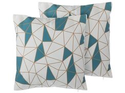 Koristetyyny puuvilla sininen 45 x 45 cm 2 kpl CLARKIA Koristetyyny puuvilla sininen 45 x 45 cm 2 kpl CLARKIA