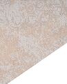 Teppich Baumwolle beige 200 x 300 cm orientalisches Muster Kurzflor BEYKOZ_903399