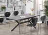 Rozkladací jedálenský stôl 140/180 x 80 cm sivá/čierna BENSON_790575
