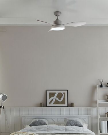 Ceiling Fan with Light White BANDERAS