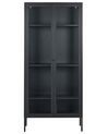 Steel Display Cabinet Black HARTY_850440