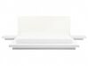 EU King Size Bed with Bedside Tables White ZEN_751585