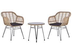 2-istuttava bistrosetti polyrottinki luonnonväri TROPEA II 2-istuttava bistrosetti polyrottinki luonnonväri TROPEA II