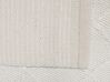 Vlnený koberec 140 x 200 cm krémová biela ELLEK_849408
