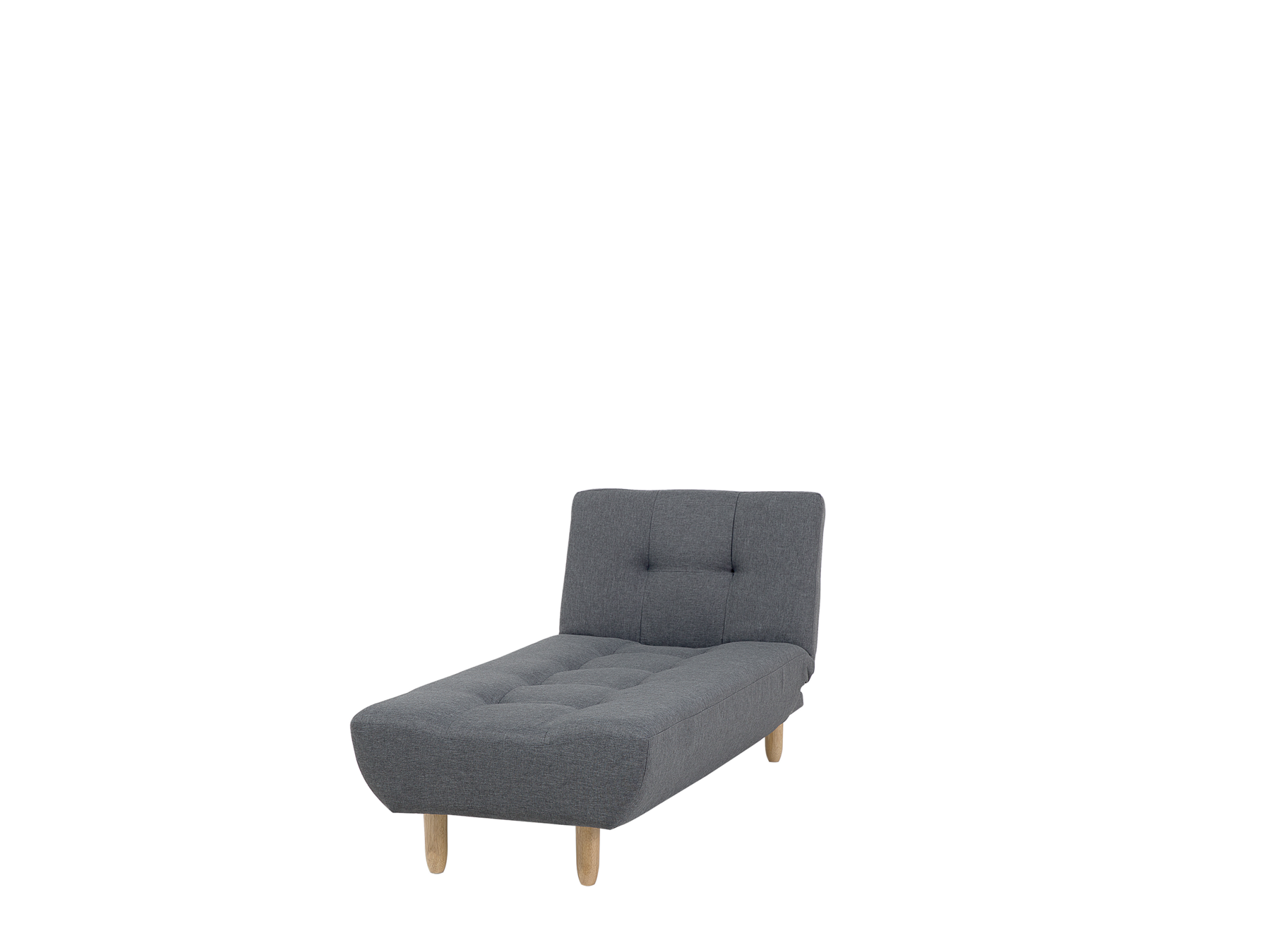Chaiselongue dunkelgrau verstellbar ALSTEN | Beliani.de
