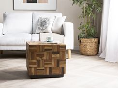 Sohvapöytä tumma tiikkipuu GAMETI Sohvapöytä tumma tiikkipuu GAMETI