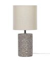 Lampa stołowa ceramiczna brązowa IDER_877404
