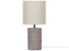 Ceramic Table Lamp Brown IDER_877404