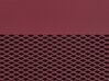 Table de chevet en acier rouge foncé OSSETT_830344