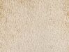 Coussin en fausse fourrure beige 45 x 45 cm PILEA_839883