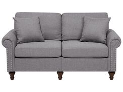 2-istuttava sohva kankainen vaaleanharmaa OTRA 2-istuttava sohva kankainen vaaleanharmaa OTRA