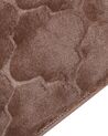 Tappeto pelliccia sintetica marrone 160 x 230 cm GHARO_866694