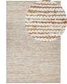 Teppich Baumwolle beige / weiß 200 x 300 cm BARKHAN_869998