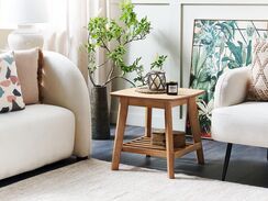 Sivupöytä vaalea puu TULARE Sivupöytä vaalea puu TULARE