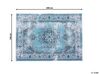 Bavlnený koberec 140 x 200 cm modrý ALMUS_702787