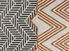Decke Baumwolle mehrfarbig 130 x 180 cm abstraktes Muster PRODDATUR_829247