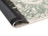 Teppich Viskose grün / beige 160 x 230 cm cm orientalisches Muster Kurzflor AKARSU_837039
