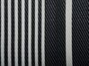 Alfombra negro/blanco 90 x 180 cm HALDIA_716476