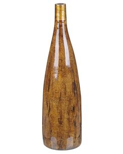 Kukkamaljakko terrakotta kullanruskea 52 cm BURGOS