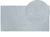 Koberec z umělé zaječí kožešiny 80 x 150 cm mátový šedý MIRPUR_858802