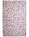 Dywan patchwork skórzany 160 x 230 cm wielokolorowy ADVAN_714200