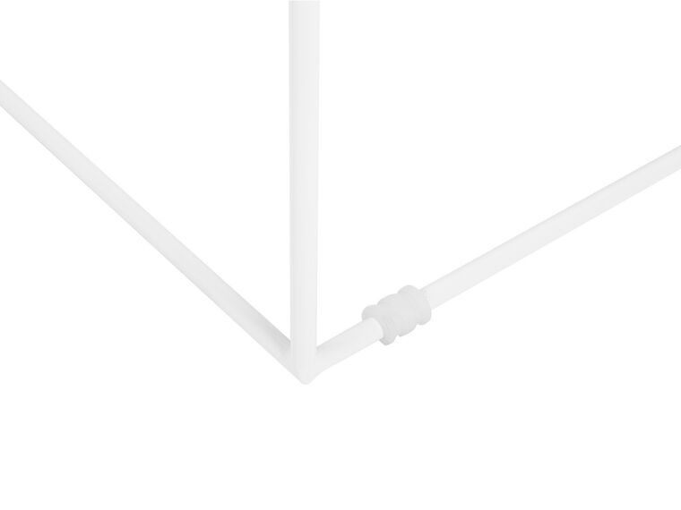 Metal Side Table White SAXON Beliani.co.uk