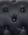 Leather Armchair Black CHESTERFIELD_538598