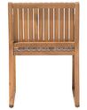 Krzesło ogrodowe akacjowe jasne drewno SASSARI_691866