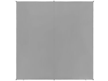 Sonnensegel grau quadratisch 300 x 300 cm LUKKA