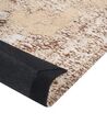 Bavlnený koberec 80 x 300 cm béžová/hnedá ALMUS_903344