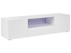 TV-taso 2 kaappia laatikko valkoinen FAYET