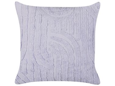 Coussin en coton violet pastel 45 x 45 cm TELLIMA