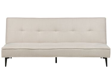 Fabric Sofa Bed Beige ESSVIK