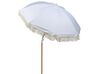 Parasol de jardin ⌀ 150 cm blanc MONDELLO_848543