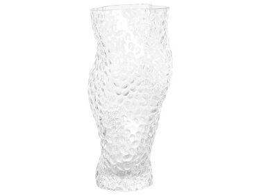 Blomstervase glas transparent 23 cm ELATOS