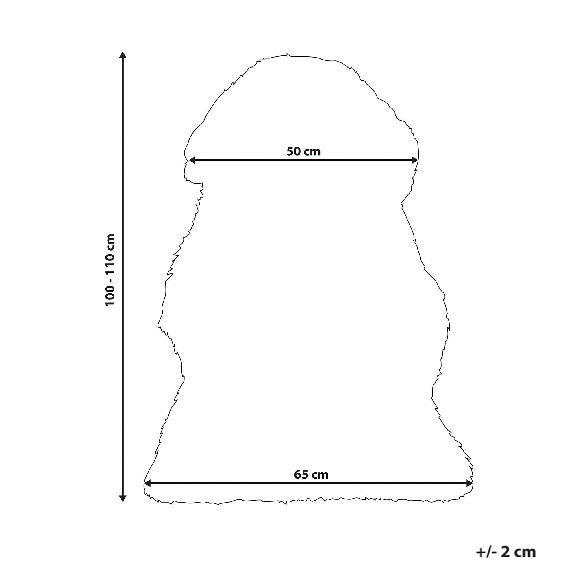 Skóra owcza fioletowa ULURU