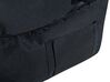 Poltrona sacco tessuto nero 100 x 75 cm SIESTA_672778