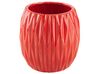 Set med badrumstillbehör 3 delar keramik röd BELEM_823292