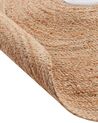 Okrúhly detský jutový koberec ⌀ 120 cm béžový KOSALAR_906739