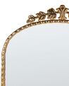 Kovové nástenné zrkadlo 51 x 114 cm zlaté LIVRY_900155