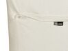 Conjunto de 2 cojines de algodón blanco/naranja/verde/negro bordado 50 x 50 cm VELLORE_829518