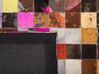 Vloerkleed patchwork meerkleurig 200 x 200 cm ENNE_746183