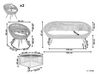 Set divano e poltrone 4 posti con tavolino rattan naturale MARATEA/CESENATICO_878773