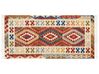 Alfombra kilim de lana multicolor 80 x 150 cm OSHAKAN_859514