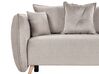 Velvet Sofa Bed with Storage Taupe VALLANES_904098