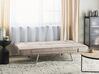 Tapicerowana sofa rozkładana brązowa BRISTOL_905049